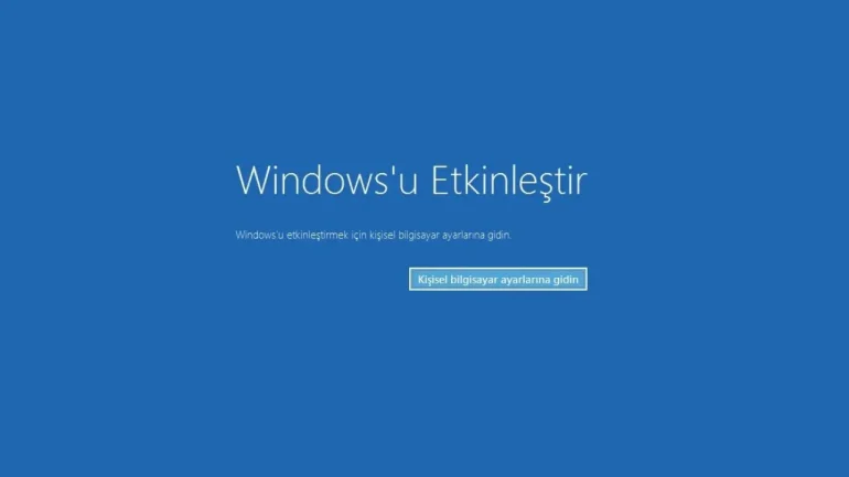 Windows Etkinleştir Yazısını Kaldırmak İçin 3 Yöntem